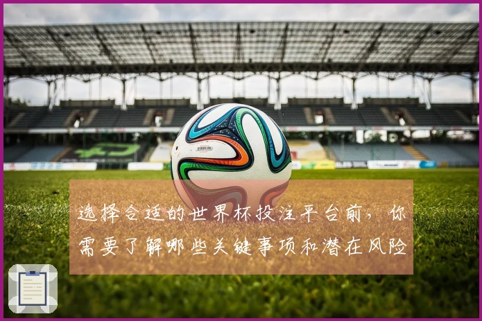 选择合适的世界杯投注平台前，你需要了解哪些关键事项和潜在风险
