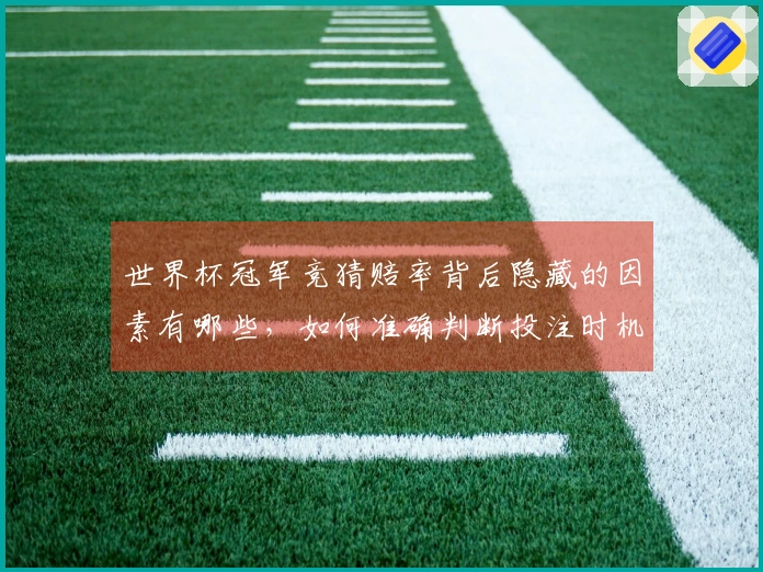 世界杯冠军竞猜赔率背后隐藏的因素有哪些，如何准确判断投注时机？